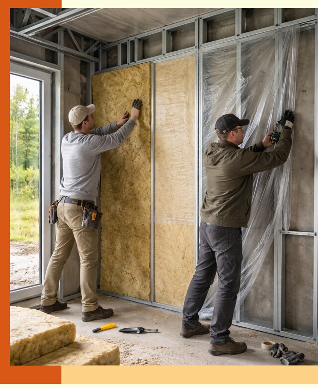 Утепление дома из ЛСТК в Белогорске с гарантией качества и эффективности