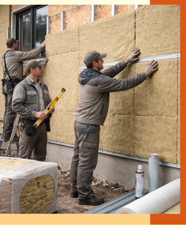 Утепление дома из SIP панелей в Белогорске от 6325 руб./м² под ключ | ТепломастерБгк