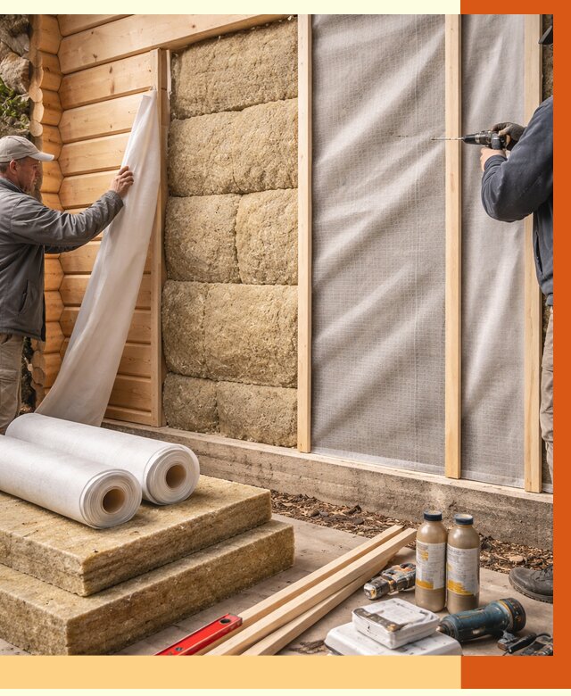 Утепление дома из минибруса в Белогорске от 4591 руб/м2 — заказать профессионально | ТепломастерБгк