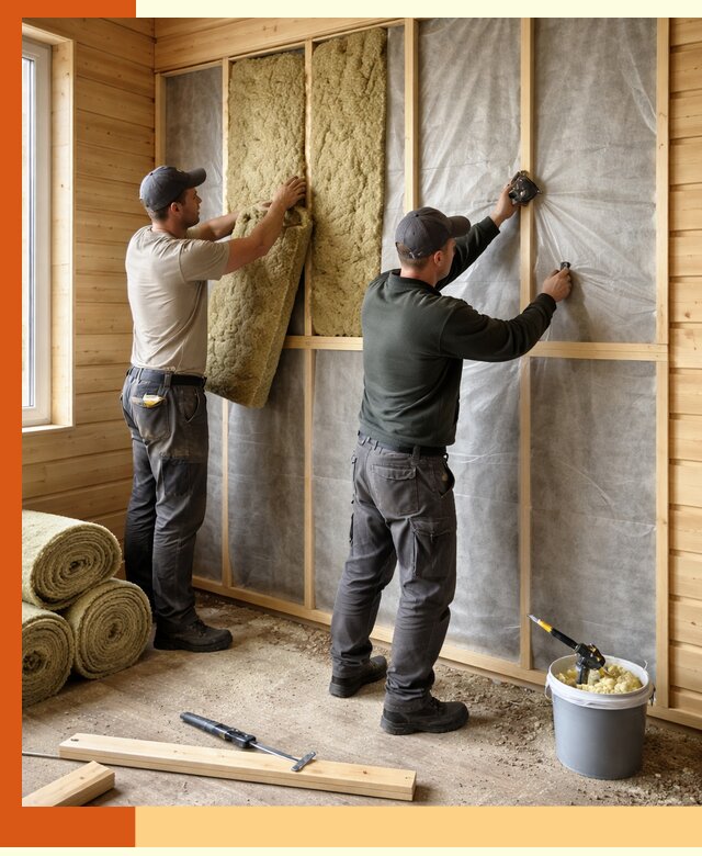 Утепление дома из минибруса в Белогорске: комплексные теплоизоляционные работы