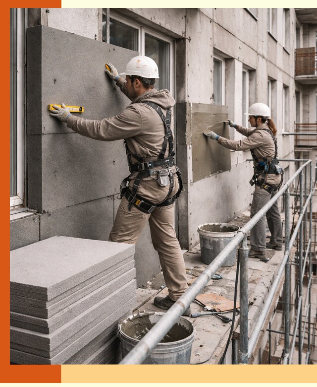 Утепление квартиры снаружи под ключ в Белогорске