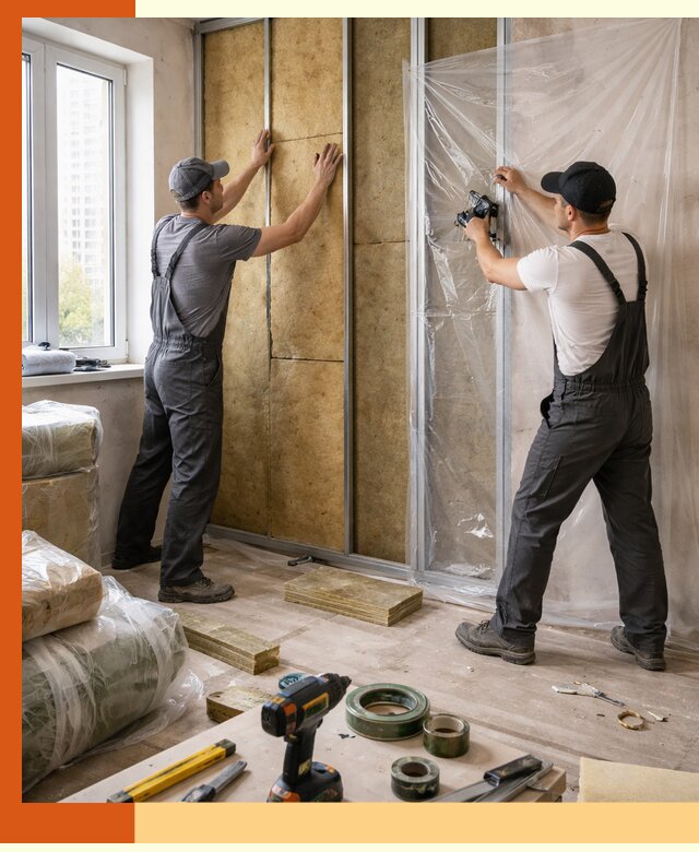 Утепление квартиры изнутри профессионально в Белогорске