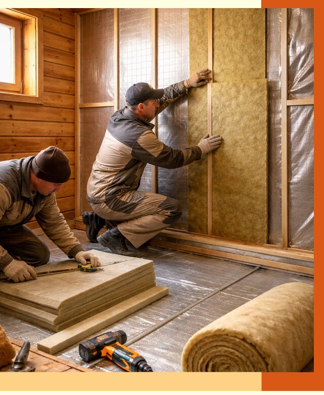 Утепление бани изнутри в Белогорске под ключ от 4285 руб./м² | ТепломастерБгк