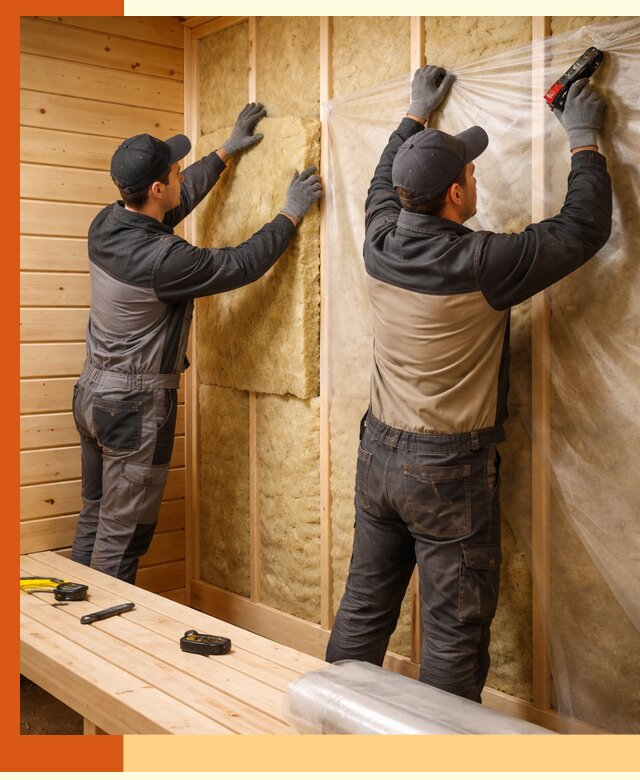 Профессиональное утепление сауны в Белогорске с гарантиями качества