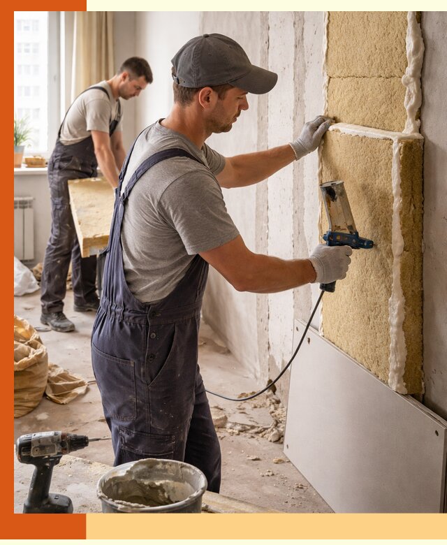 Утепление стен изнутри в Белогорске — качественно и эффективно