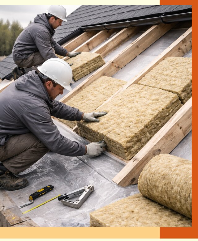 Утепление крыши в Белогорске от 1887 руб./м2 — комплексное утепление кровли | ТепломастерБгк