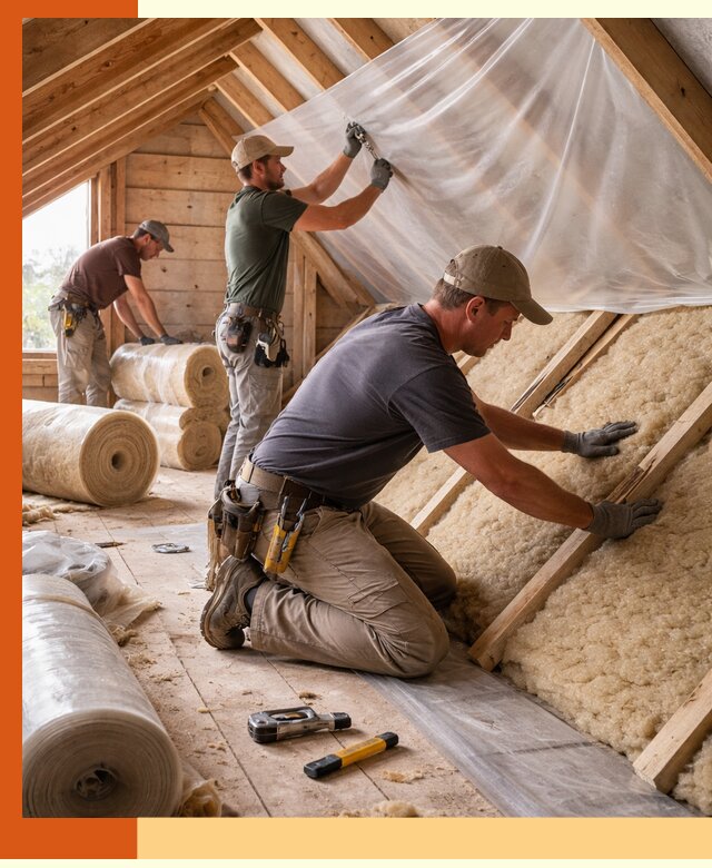 Утепление крыши изнутри в Белогорске: профессионально и надежно