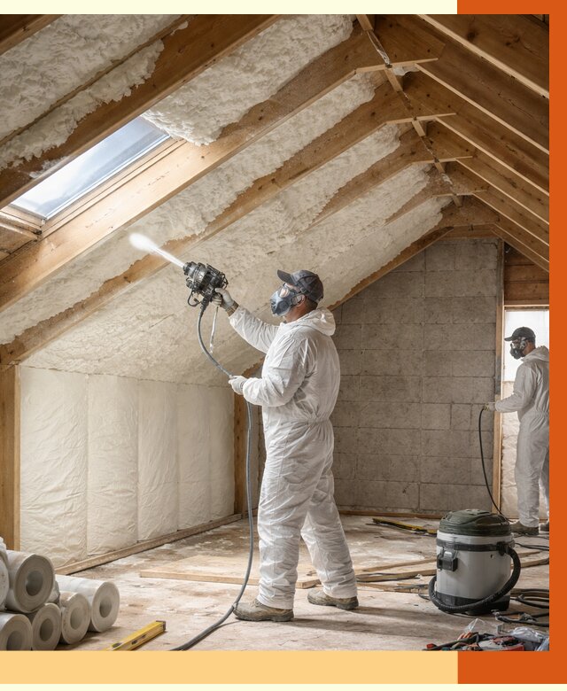 Утепление мансарды ППУ в Белогорске от 2806 руб./м² — заказать под ключ | ТепломастерБгк