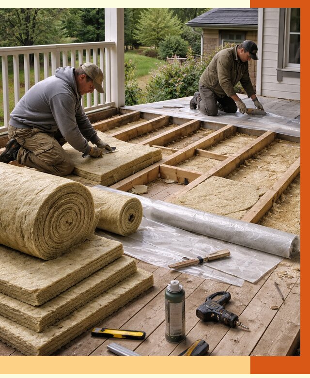 Утепление террасы в Белогорске от 4285 руб./м2 — утеплить террасу под ключ | ТепломастерБгк