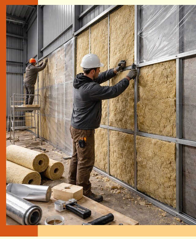 Утепление ангара в Белогорске — профессиональная теплоизоляция помещений