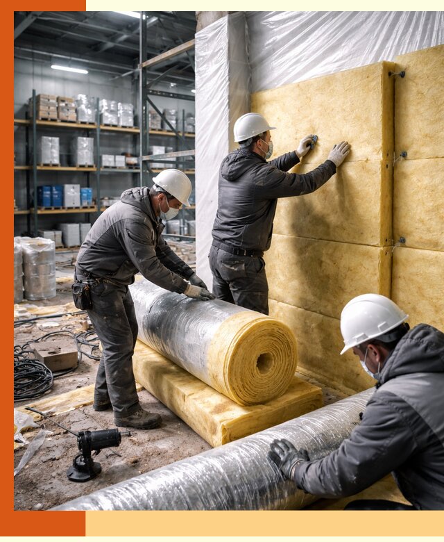 Утепление склада химсырья в Белогорске: безопасная и эффективная изоляция