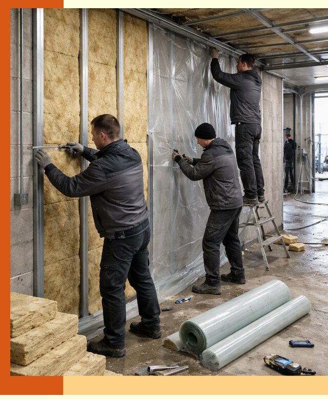 Профессиональное утепление автомойки в Белогорске для любого типа помещений