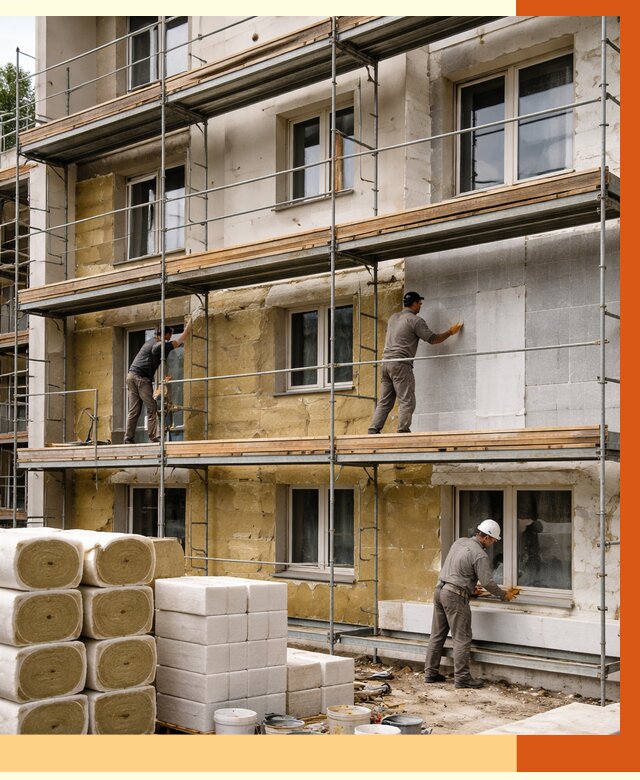 Утепление гостиницы в Белогорске от 7345 руб./м2 — комплексно, ППУ, под ключ | ТепломастерБгк