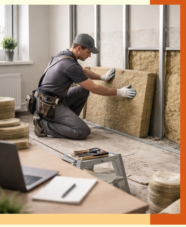 Утепление офиса в Белогорске от 4591 руб/м2 — комплексное утепление офиса под ключ | ТепломастерБгк