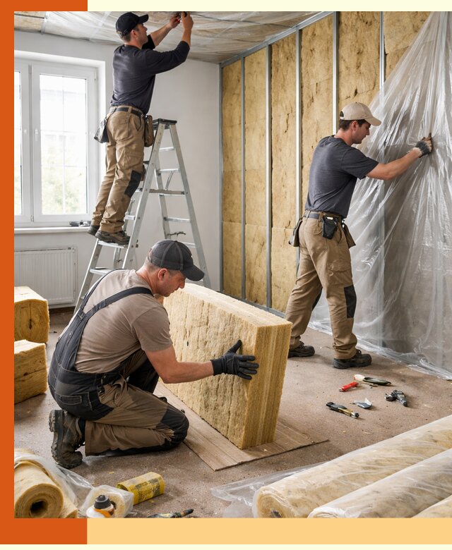 Утепление офисных помещений под ключ в Белогорске