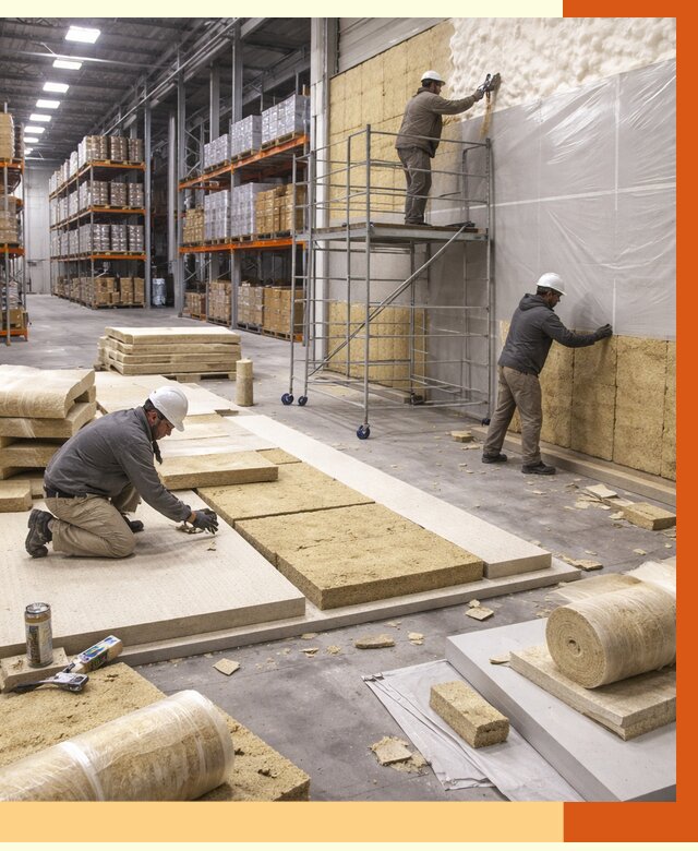 Утепление складского терминала в Белогорске от 7652 руб./м² под ключ | ТепломастерБгк