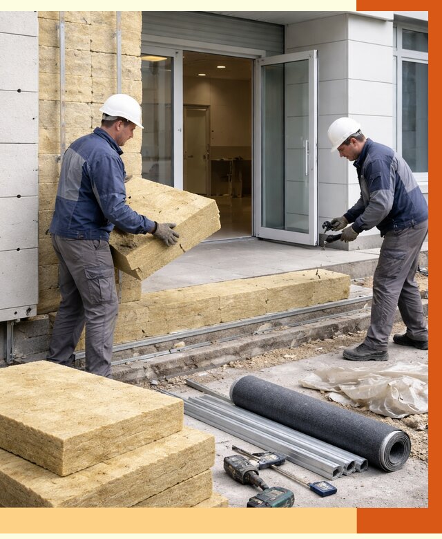 Утепление медицинского центра в Белогорске под ключ от 12753 руб./м² | ТепломастерБгк