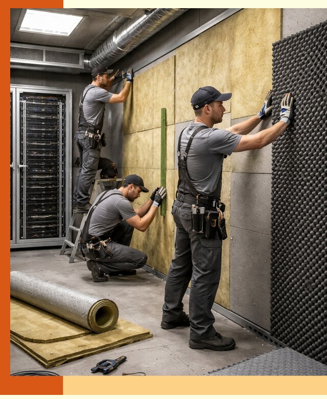 Утепление серверной комнаты профессионально в Белогорске