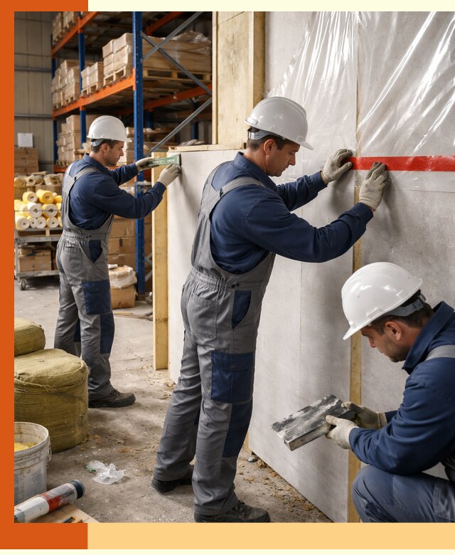 Утепление теплого склада под ключ в Белогорске