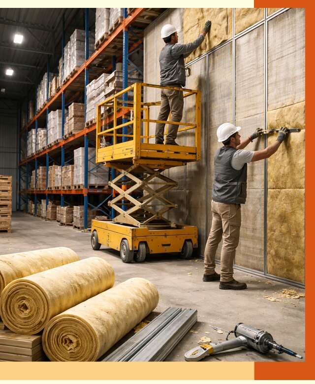 Утепление торгового склада в Белогорске от 3265 руб/м2 — комплексно и под ключ | ТепломастерБгк