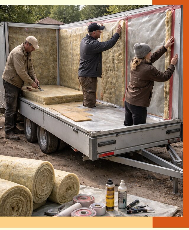 Утепление прицепа в Белогорске под ключ от 12753 руб. — комплекс от ТепломастерБгк