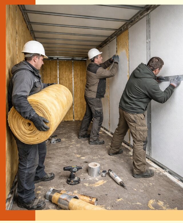 Утепление рефрижераторного контейнера в Белогорске профессионально и надежно