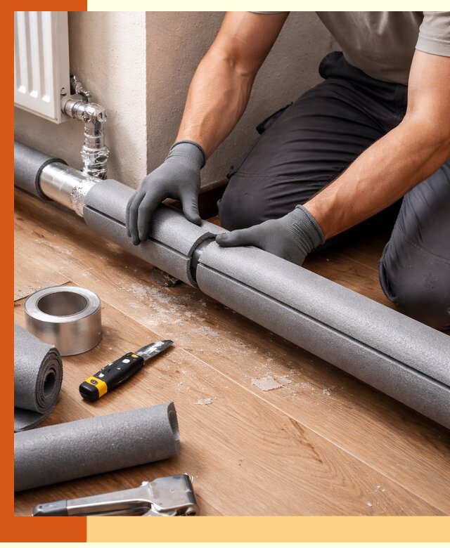 Утепление труб отопления в Белогорске: теплоизоляция и защита сети