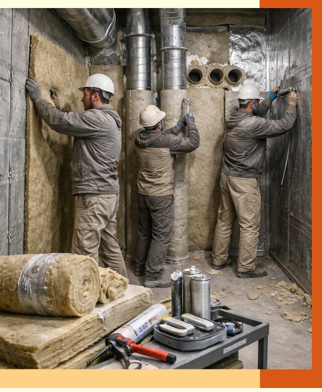 Утепление венткамеры в Белогорске под ключ от 1479 руб. — профессионально | ТепломастерБгк