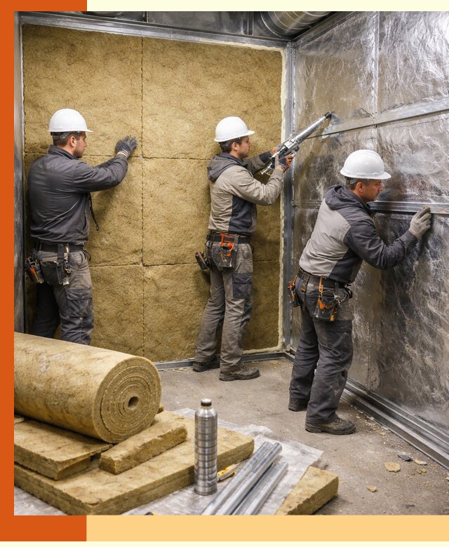 Утепление венткамеры в Белогорске — качественная теплоизоляция и шумопоглощение