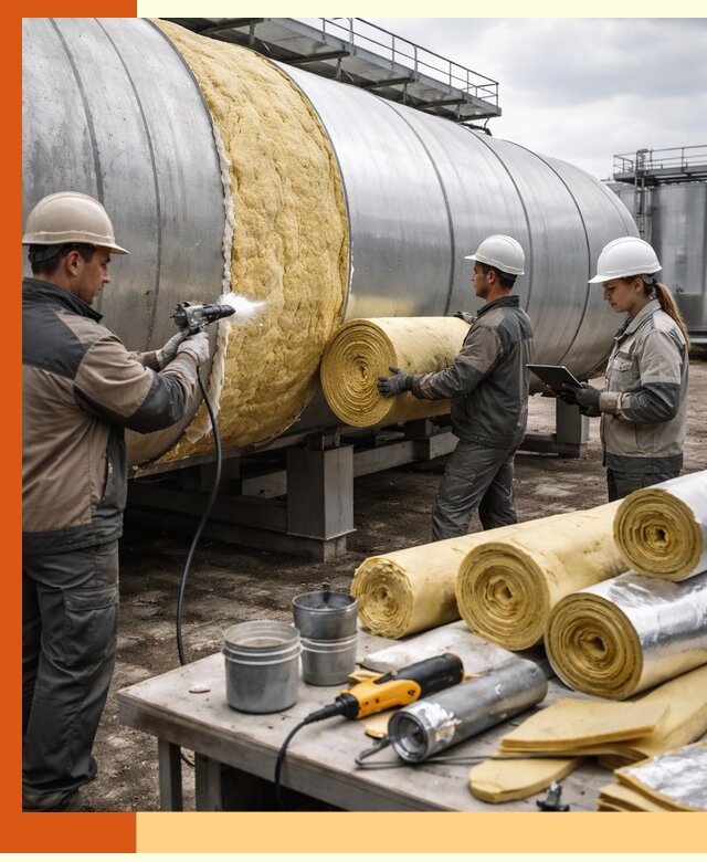 Утепление цистерны в Белогорске — утеплители и монтаж под ключ