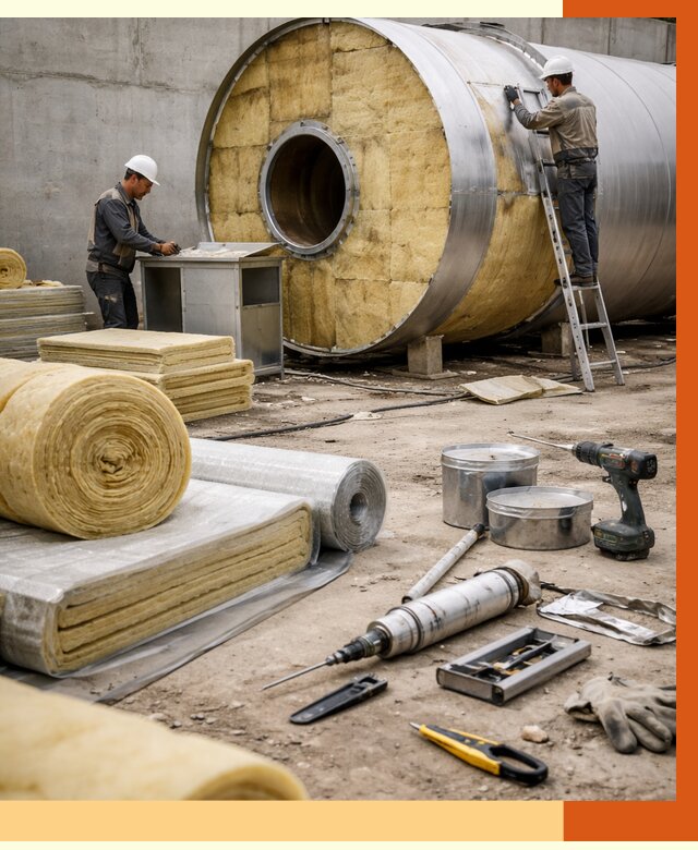 Утепление резервуара с топливом в Белогорске от 28056 руб. под ключ | ТепломастерБгк