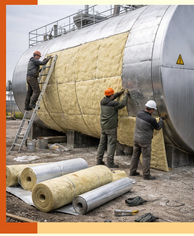 Утепление резервуаров с топливом в Белогорске надежно и экономично