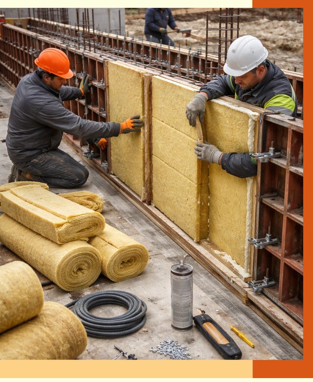 Теплоизоляция опалубки в Белогорске от 7345 руб. за м2 — услуги и монтаж | ТепломастерБгк