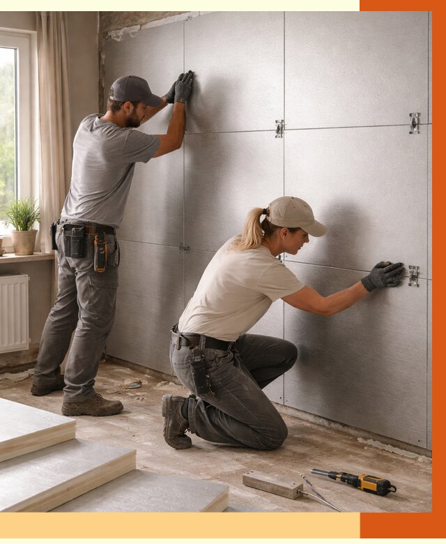 Утепление PIR панелями в Белогорске от 4285 руб. под ключ | ТепломастерБгк