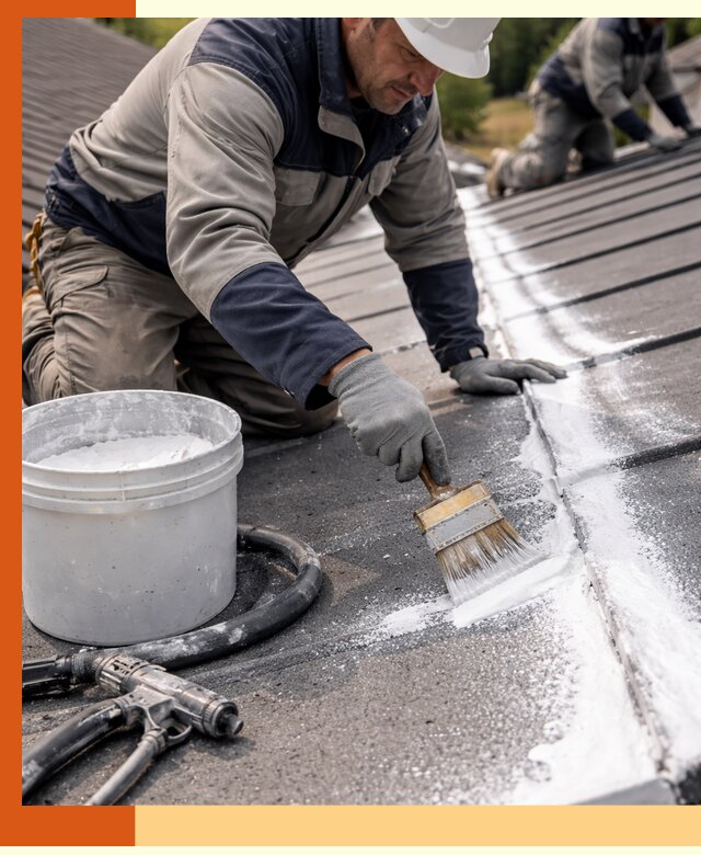 Утепление кровли жидкой теплоизоляцией в Белогорске