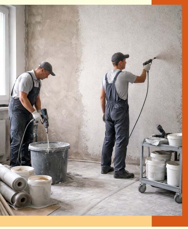 Утепление стен жидкой теплоизоляцией в Белогорске от 4285 руб/м² | ТепломастерБгк