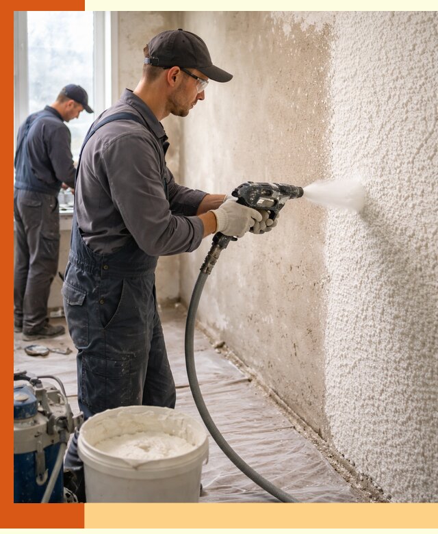 Утепление стен жидкой теплоизоляцией в Белогорске для квартир и домов