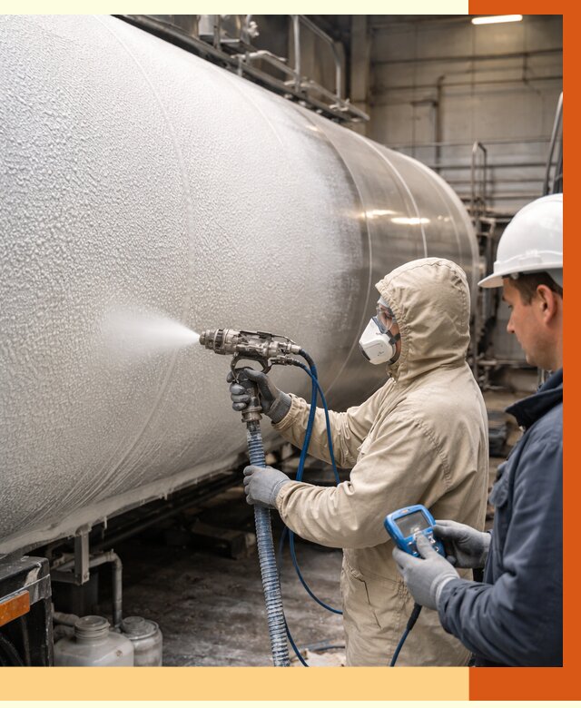 Утепление автоцистерны жидкой теплоизоляцией в Белогорске от 14793 руб. под ключ | ТепломастерБгк