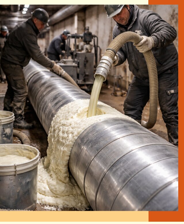 Утепление теплотрассы жидкой теплоизоляцией в Белогорске от 4285 руб. | ТепломастерБгк