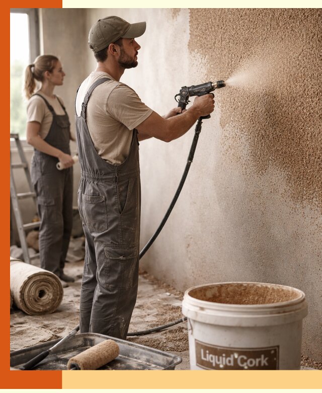 Утепление стен жидкой пробкой в Белогорске эффективное и долговечное