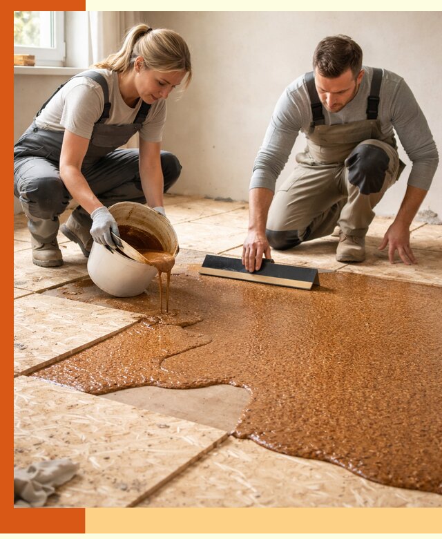 Утепление пола жидкой пробкой в Белогорске для квартир и домов