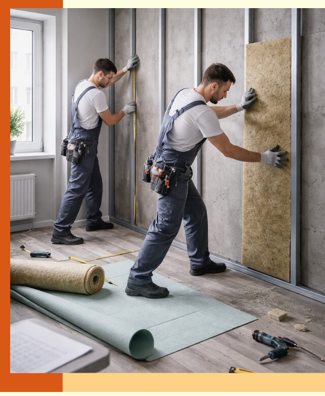 Шумоизоляция квартиры под ключ в Белогорске — профессионально и гарантированно