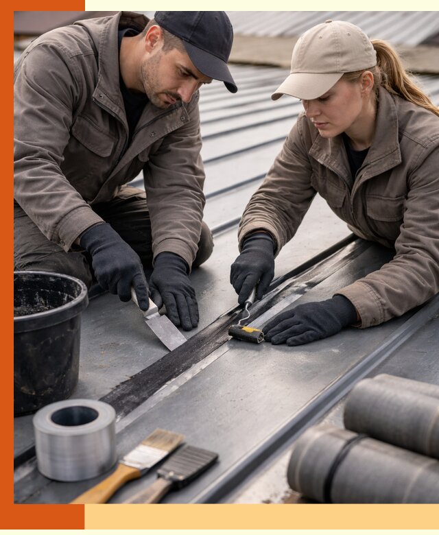 Гидроизоляция фальцевой кровли в Белогорске качественно и надежно