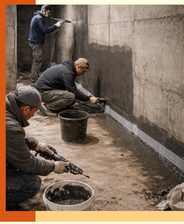 Гидроизоляция подвала в Белогорске — комплексная защита от влаги