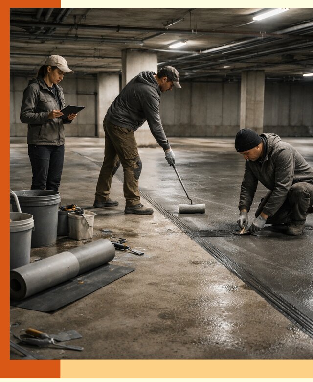 Гидроизоляция паркинга в Белогорске: качественная защита зданий