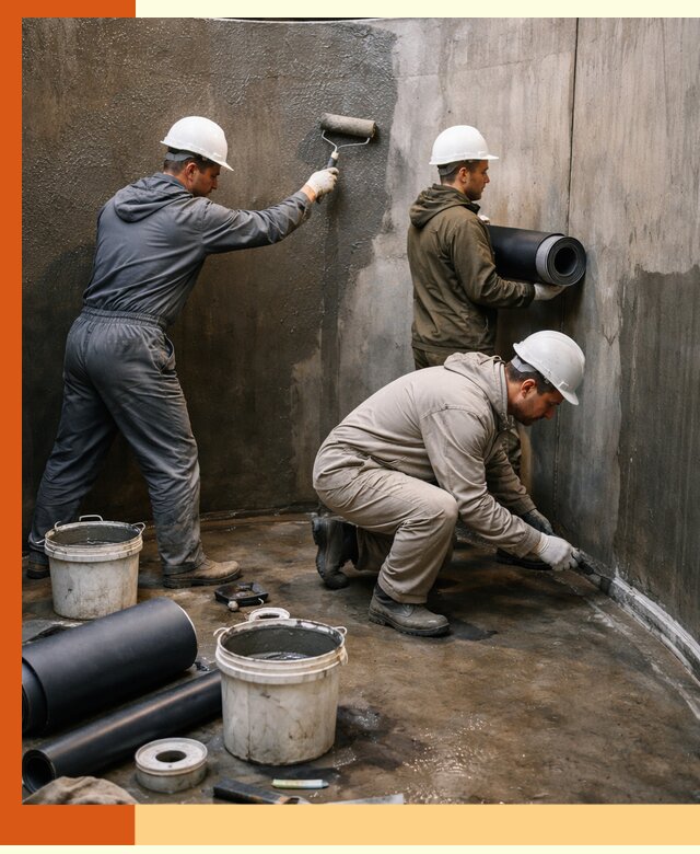 Гидроизоляция резервуара профессионально в Белогорске