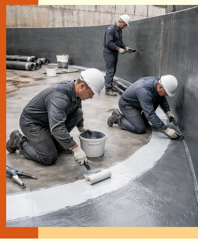 Гидроизоляция резервуара для топлива в Белогорске