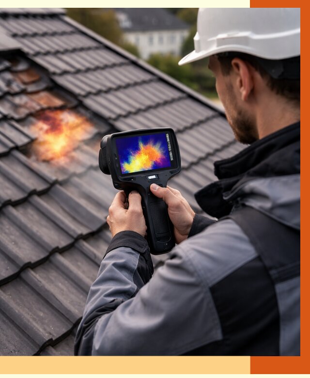 Тепловизионное обследование кровли в Белогорске от 4591 руб. — ТепломастерБгк под ключ