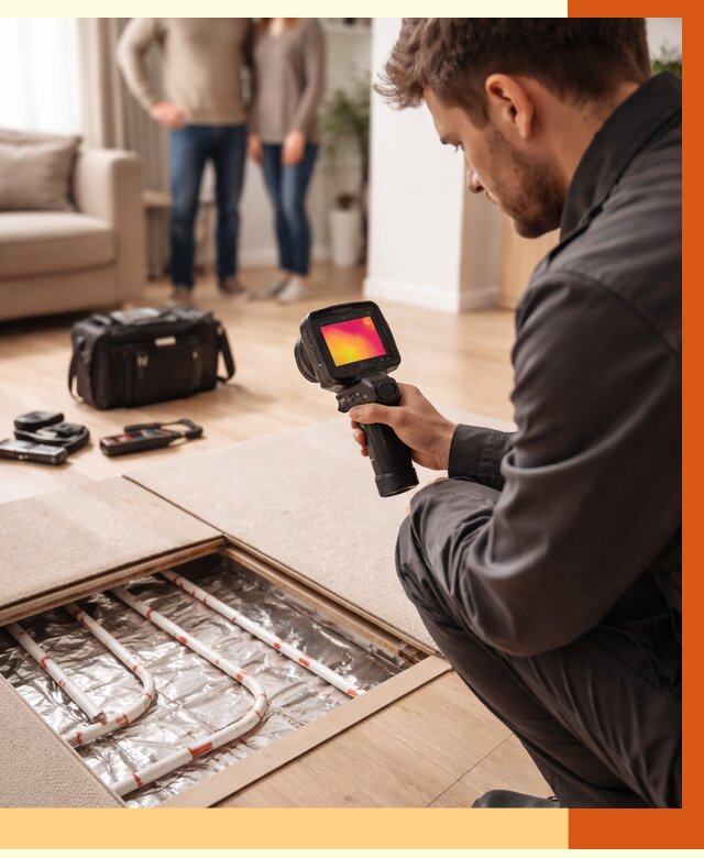Тепловизионное обследование теплого пола в Белогорске от 4591 руб. — ТепломастерБгк